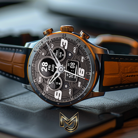 MJ303 Elegant Mecha Watch Face screenshot