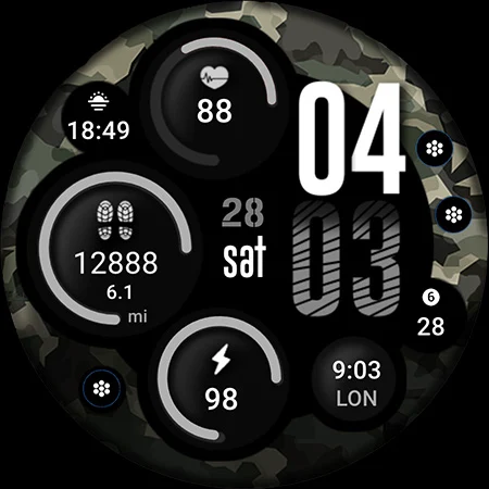 ML2U 102 Watch Face screenshot