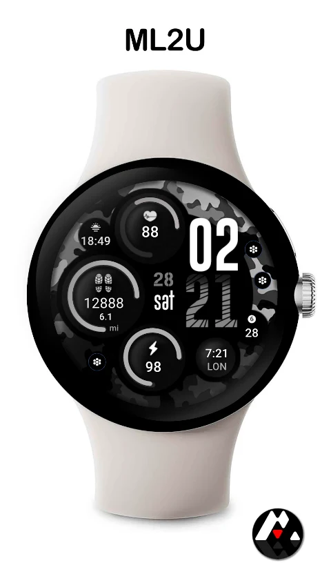 ML2U 102 Watch Face screenshot