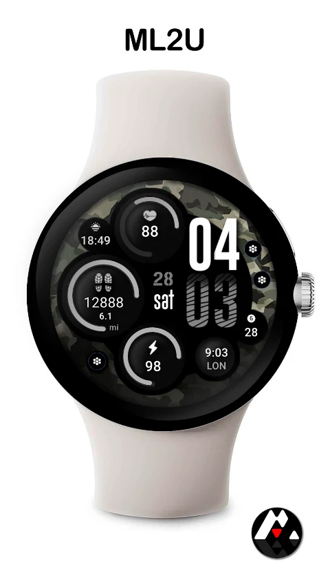 ML2U 102 Watch Face screenshot
