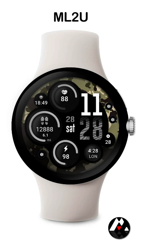 ML2U 102 Watch Face screenshot
