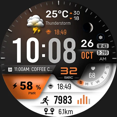 ML2U 328 Watch Face screenshot