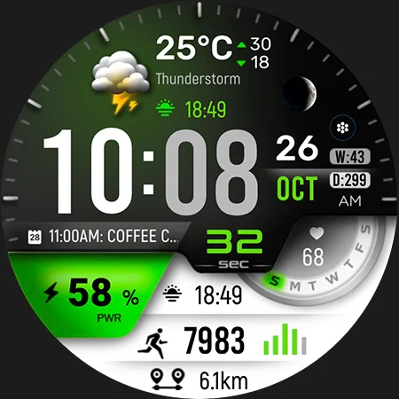 ML2U 328 Watch Face screenshot