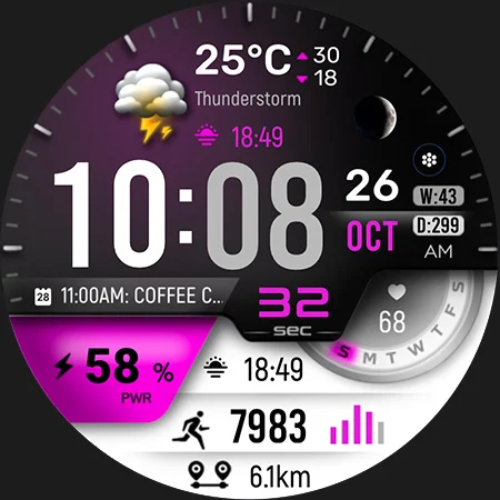 ML2U 328 Watch Face screenshot