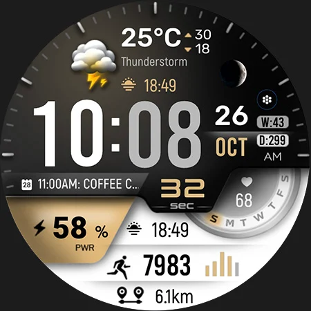 ML2U 328 Watch Face screenshot