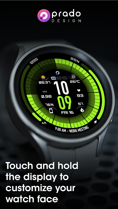 PRIME 041 Hybrid Watch Face screenshot