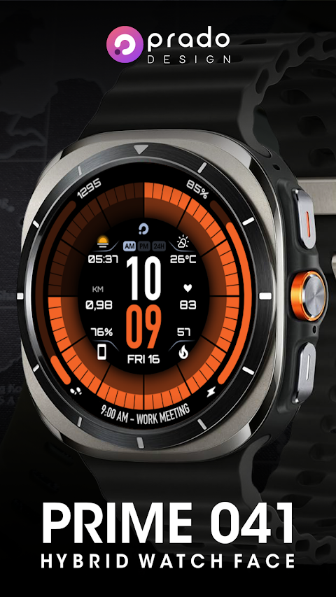 PRIME 041 Hybrid Watch Face screenshot
