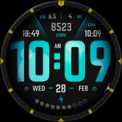 S4U R3D TWO Digital watch face screenshot