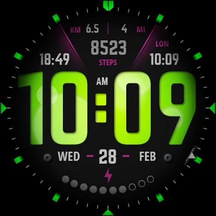 S4U R3D TWO Digital watch face screenshot