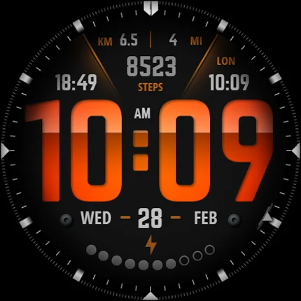 S4U R3D TWO Digital watch face screenshot