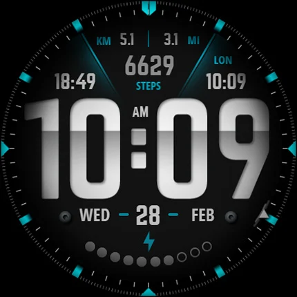 S4U R3D TWO Digital watch face screenshot