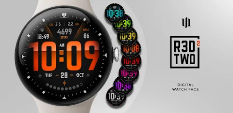 S4U R3D TWO Digital watch face screenshot