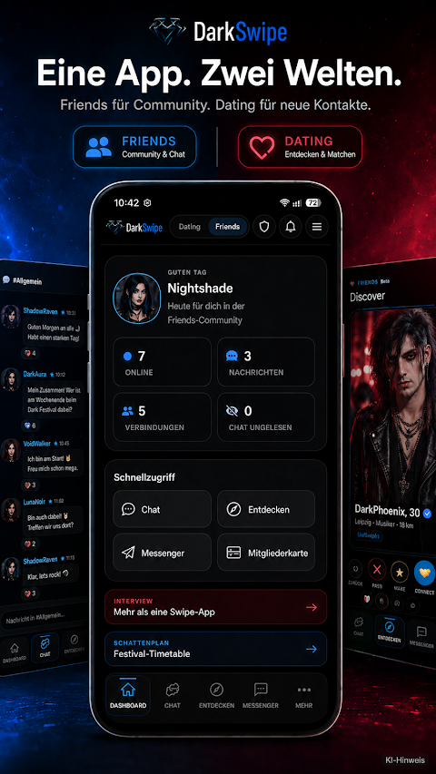DarkSwipe: Goth & Metal Dating screenshot