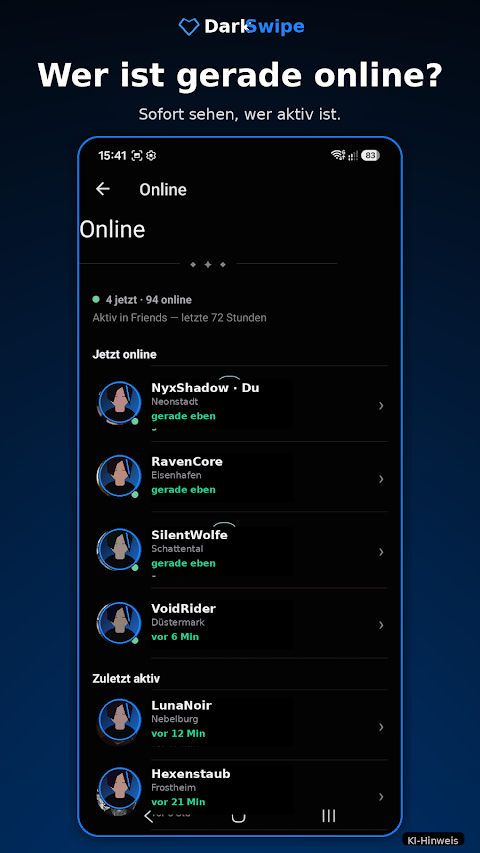 DarkSwipe: Goth & Metal Dating screenshot