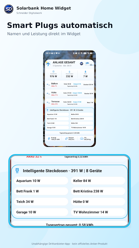 Solarbank Home Widget screenshot