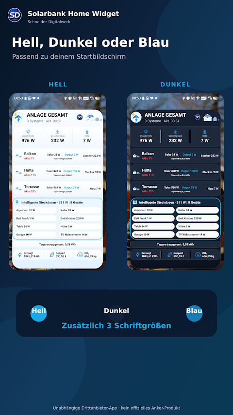 Solarbank Home Widget screenshot