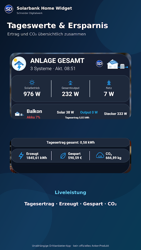 Solarbank Home Widget screenshot
