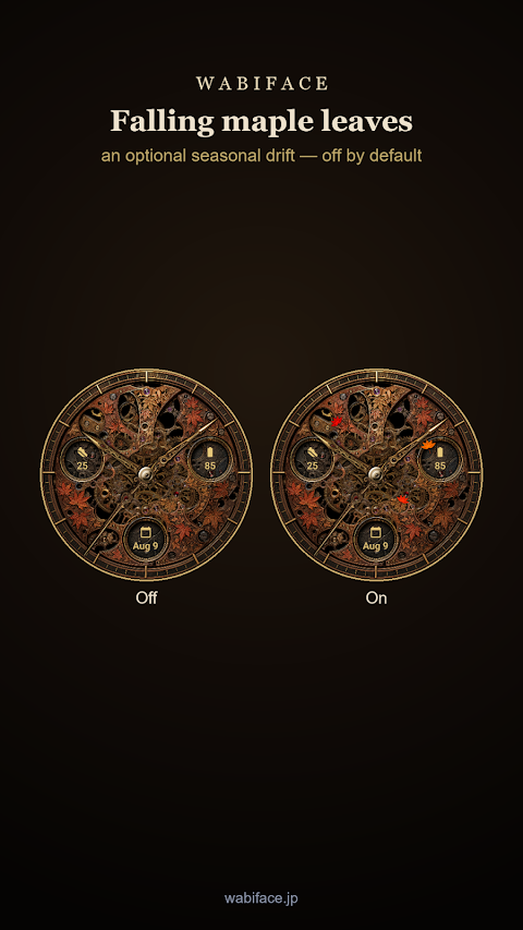 Momiji Gear Japanese Watch screenshot
