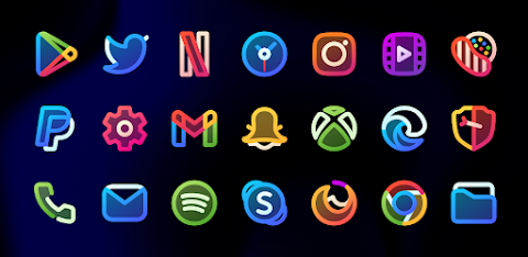 AlineT: bold linear icon pack screenshot
