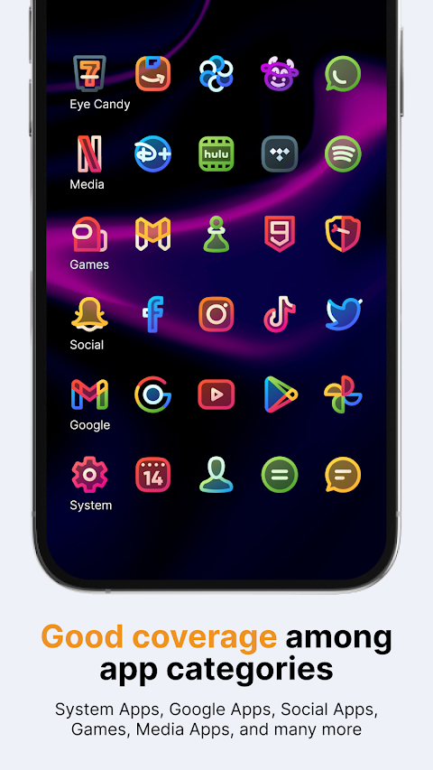 AlineT: bold linear icon pack screenshot