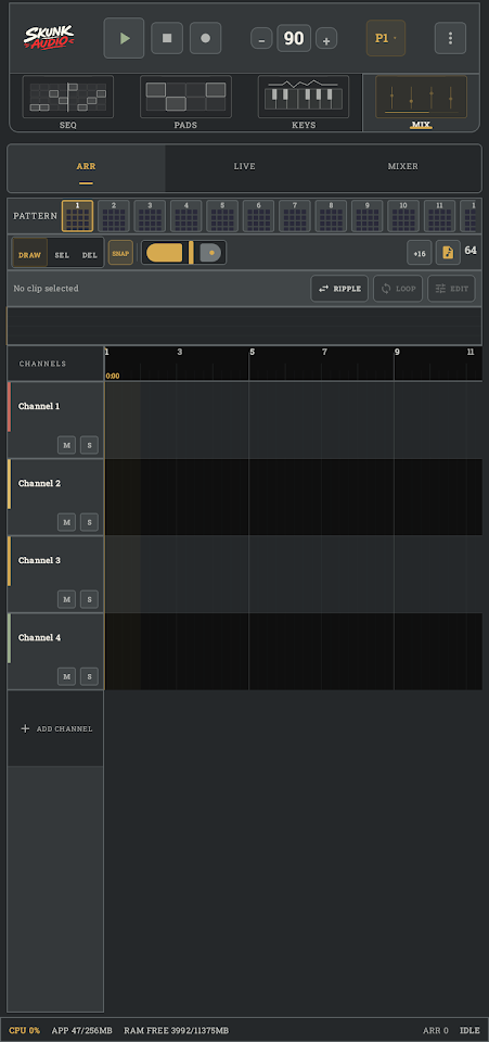 SkunkAudio: Mobile DAW Studio screenshot