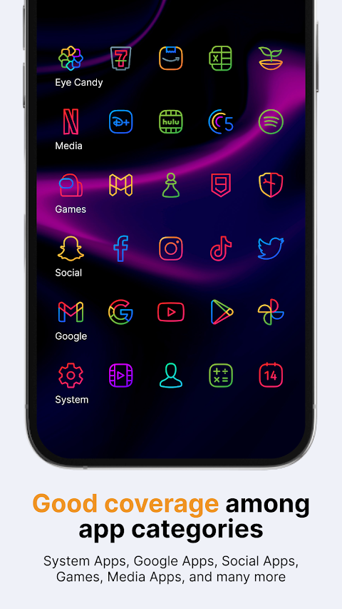 Caelus: linear icon pack screenshot
