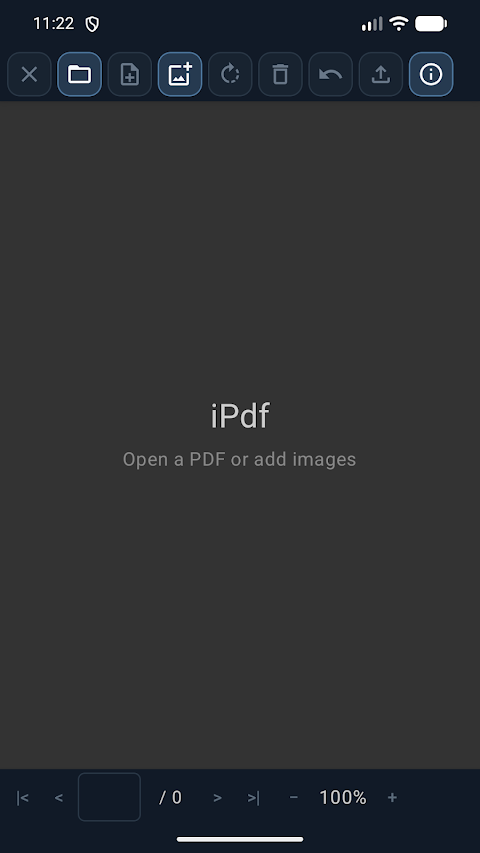 PDF viewer & export screenshot