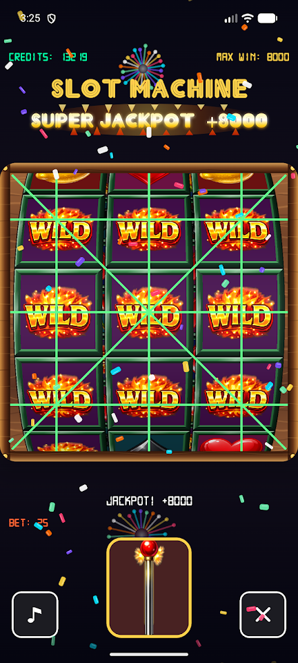 Retro Lucky Spin game screenshot