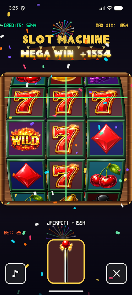 Retro Lucky Spin game screenshot