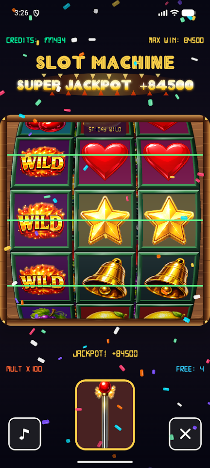 Retro Lucky Spin game screenshot