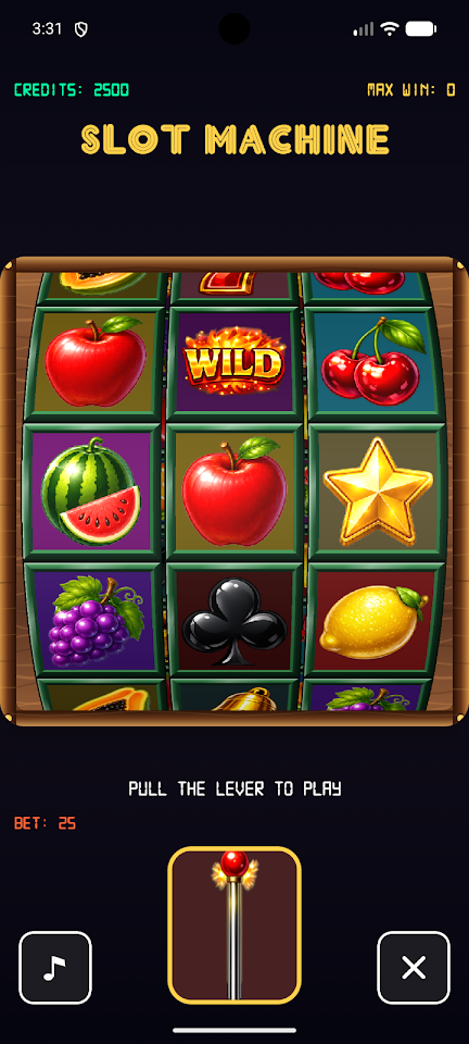 Retro Lucky Spin game screenshot