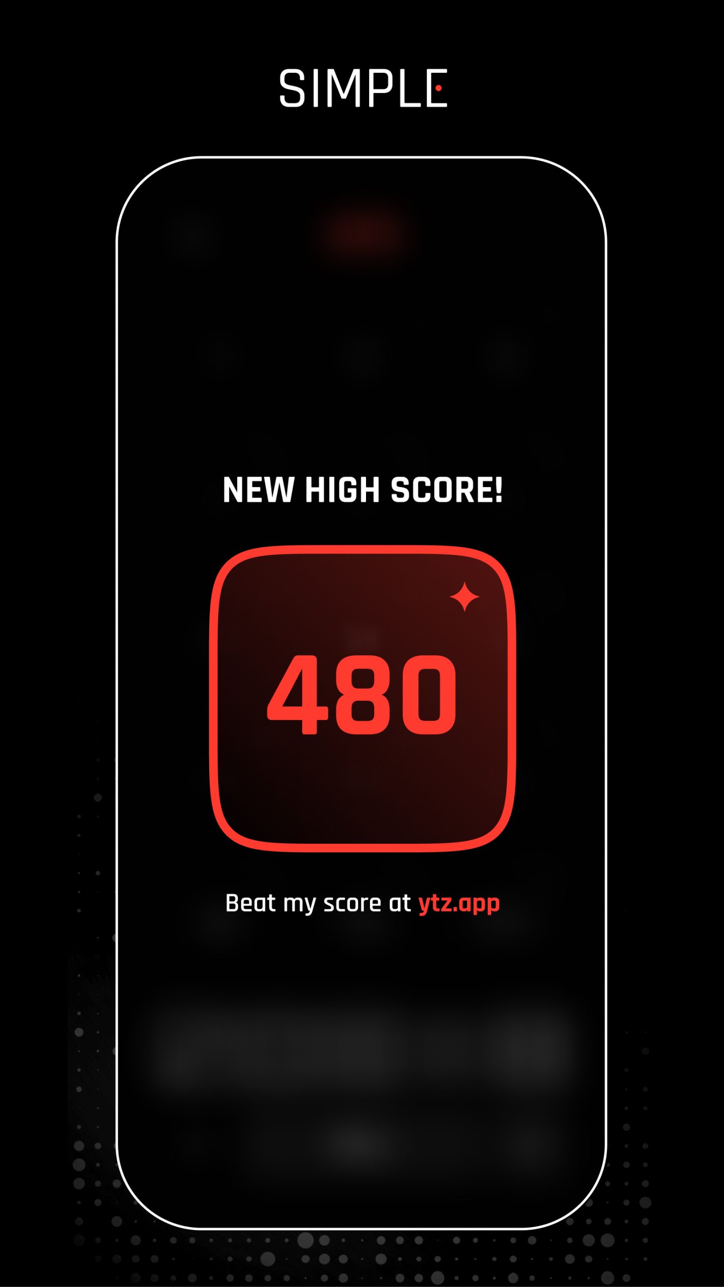 YTZ · A five-dice scoring game screenshot