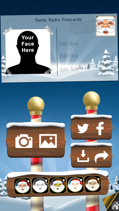 Santa Text screenshot