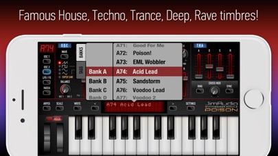 Poison-202 Vintage Synthesizer screenshot