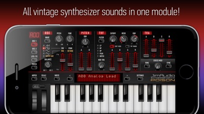 Poison-202 Vintage Synthesizer screenshot