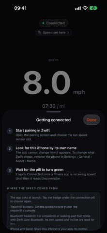 Treadmill Smart Speed screenshot