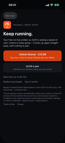 Treadmill Smart Speed screenshot