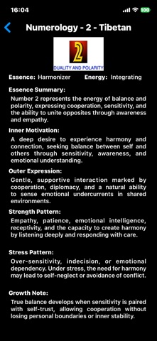 Numerology screenshot