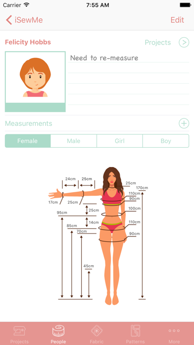 iSewMe screenshot