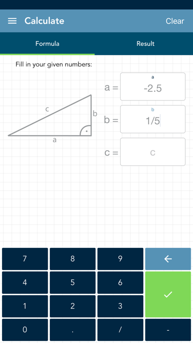 Solving Pythagoras PRO screenshot