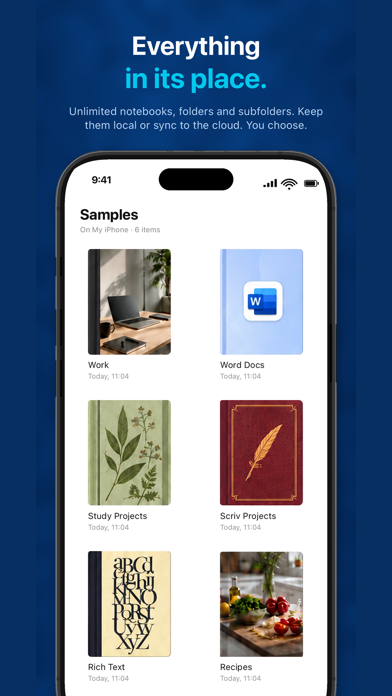 Notes Writer Browser: Nautilus screenshot
