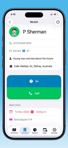 Revisits – Service Reports screenshot