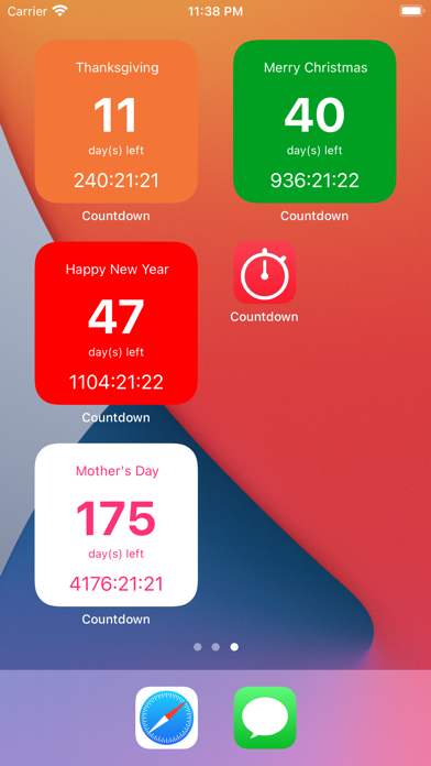 Countdown # screenshot