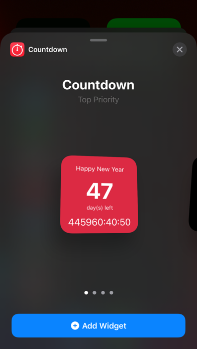 Countdown # screenshot