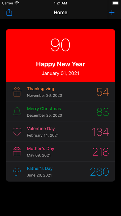 Countdown # screenshot