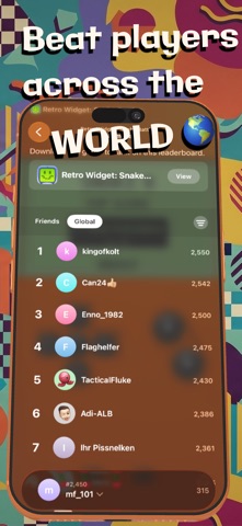 Retro Widget 3: Classic Snake screenshot