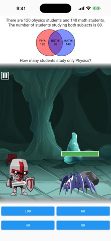 GRE Math Knight screenshot