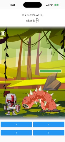 GRE Math Knight screenshot