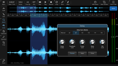 Neon Audio Editor screenshot