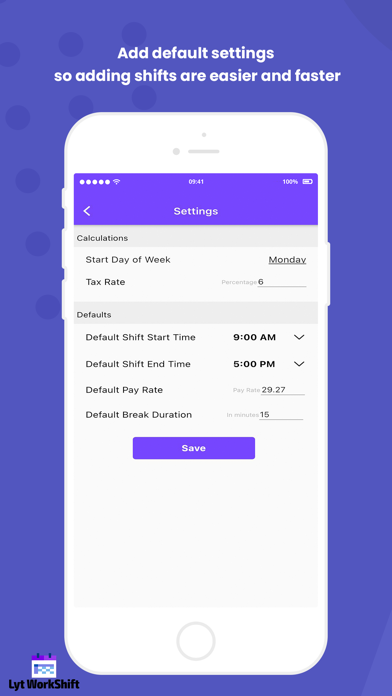 Lyt WorkShift screenshot